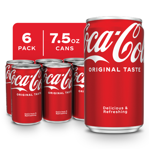 Coca-Cola Mini Original Soda Soft Drink  - 45 Fluid Ounce Image 1 of 4