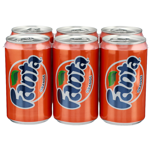 Fanta Orange Soda - 7.5 Fluid Ounce - 6 Count