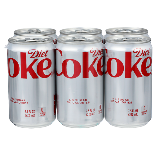Diet Coke - 7.5 Fluid Ounce - 6 Count