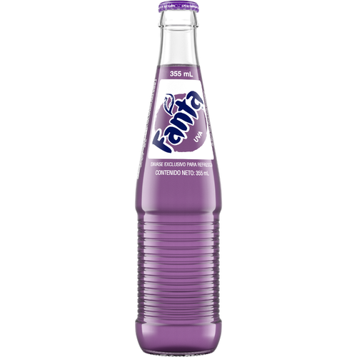 Fanta De Mexico Grape Soda Glass Bottle - 12 Fluid Ounce Image 1 of 2