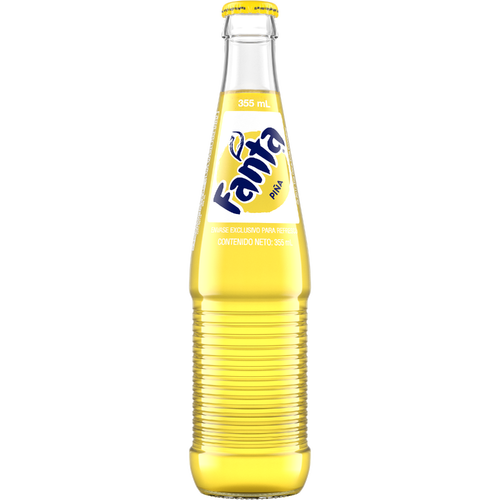 Fanta De Mexico Pineapple Soda Glass Bottle - 12 Fluid Ounce Image 1 of 2