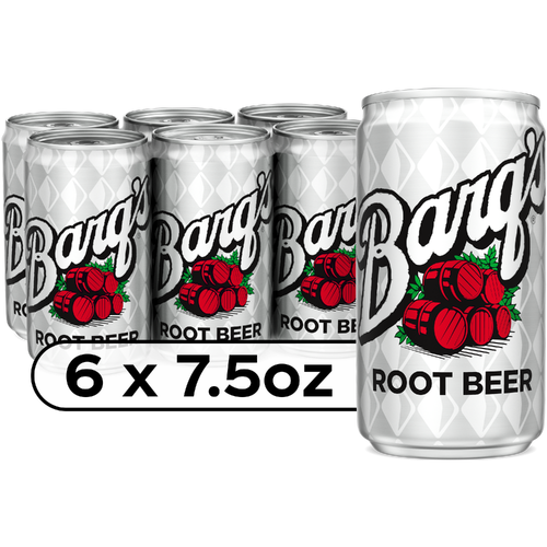 Barq's Root Beer Cans - 7.5 Fluid Ounce - 6 Count