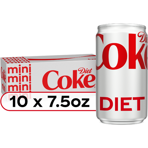 Diet Coke Mini Soda Soft Drink - 75 Fluid Ounce Image 1 of 4