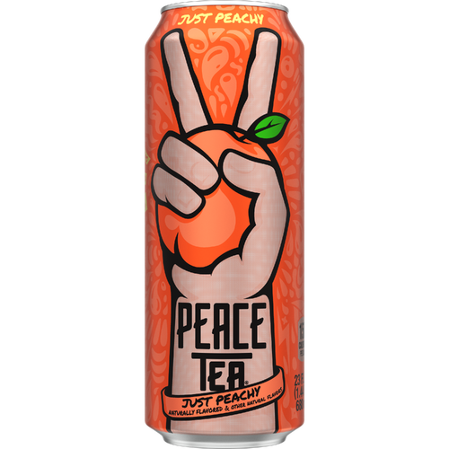 Peace Tea Just Peachy Iced Can Georgia Peach - 23 Fluid Ounce Image 1 of 2