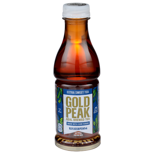 Gold Peak Extra Sweet Tea Real Brewed - 18.5 Fluid Ounce