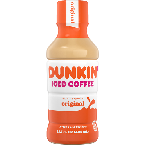 Dunkin' Original Iced Coffee Bottle - 13.7 Fluid Ounce