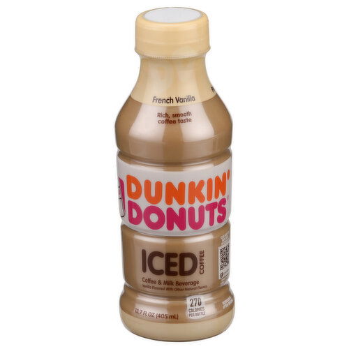 Dunkin' Iced Coffee French Vanilla - 13.7 Fluid Ounce