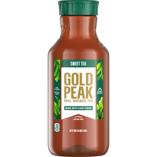 Gold Peak Sweetened Black Iced Tea Drink - 52 Fluid Ounce
