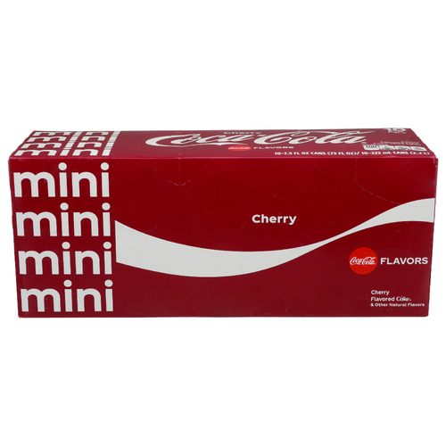 Coca-Cola Cherry Mini Coke - 7.5 Fluid Ounce - 10 Count