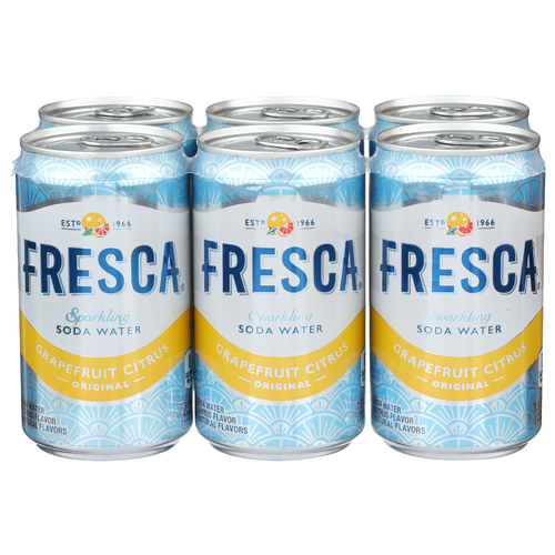 Fresca Grapefruit Citrus Original Sparkling Soda Water - 7.5 Fluid Ounce - 6 Count