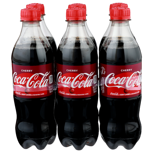 Coca-Cola Cherry - 16.9 Fluid Ounce - 6 Count