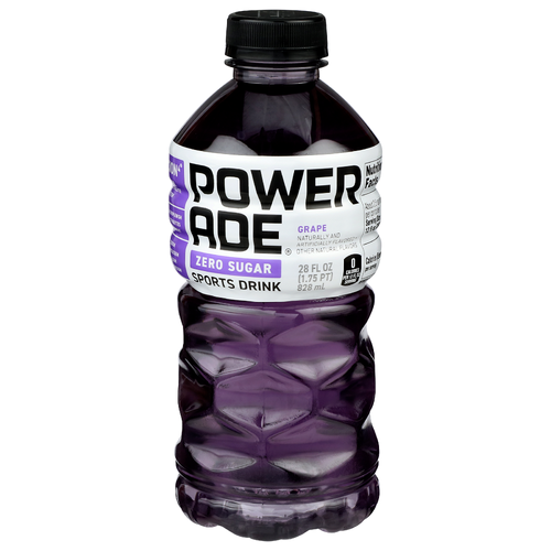 Powerade Grape Zero Sugar Sports Drink - 28 Fluid Ounce