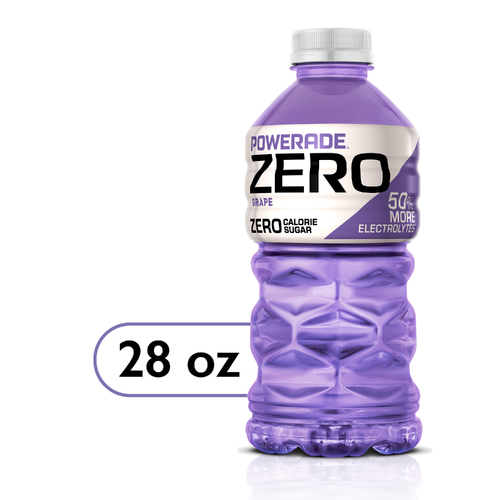 Powerade Zero Sugar Grape Sports Drink Bottle - 28 Fluid Ounce Image 1 of 4