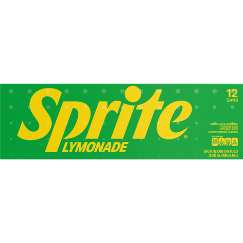 Sprite Lymonade Soda Cans - 12 Fluid Ounce - 12 Count Image 1 of 2