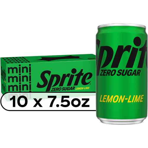Sprite Zero Sugar Lemon-Lime Soda Cans - 75 Fluid Ounce Image 1 of 4