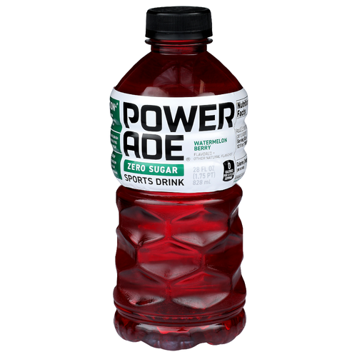 Powerade Zero Sugar Watermelon Berry Sports Drink - 28 Fluid Ounce Image 1 of 4