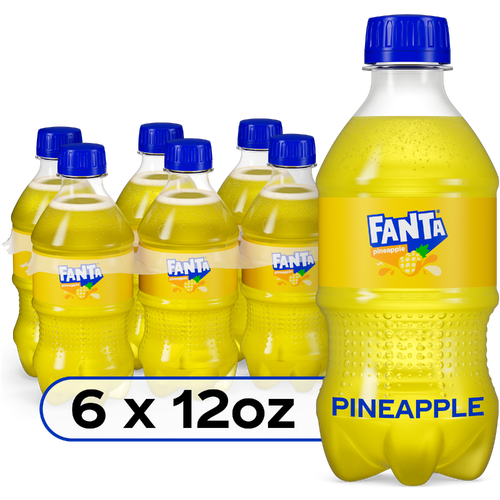 Fanta Pineapple Soda Bottles - 72 Fluid Ounce Image 1 of 4
