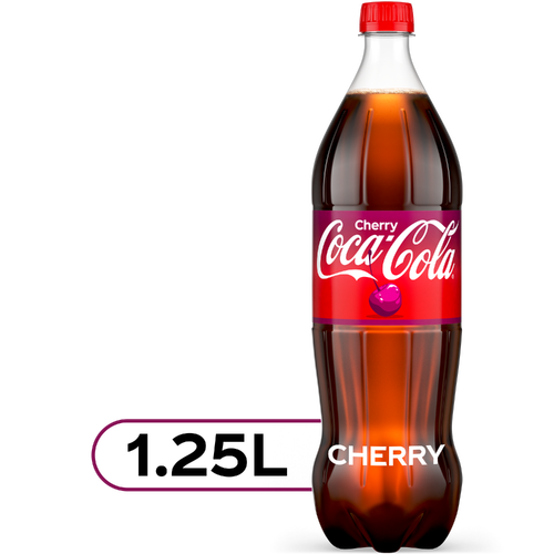 Coca-Cola Cherry Soda Bottle - 42.2 Fluid Ounce Image 1 of 4