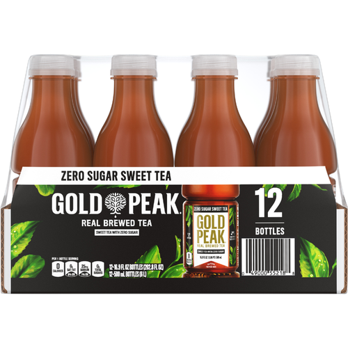 Gold Peak Zero Sugar Sweet Tea Bottles, , 12 Pack - 202.8 Fluid Ounce