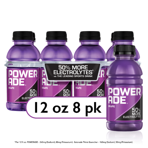 Powerade Grape Electrolyte Sports Drink - 96 Fluid Ounce Image 1 of 4