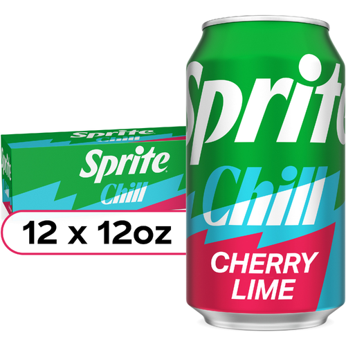 Sprite Chill Cherry Lime Soda Soft Drink - 144 Fluid Ounce Image 1 of 4