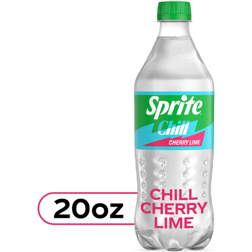 Sprite Chill Cherry Lime Soda Bottle - 20 Fluid Ounce - Super 1 Foods