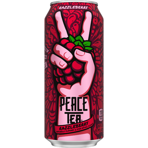 Peace Tea Razzleberry, Iced With Natural Raspberry Flavor, Can - 16 Fluid Ounce