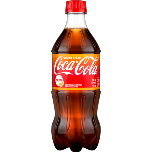 Coca-Cola Orange Cream Soda Bottle - 20 Fluid Ounce Image 1 of 2
