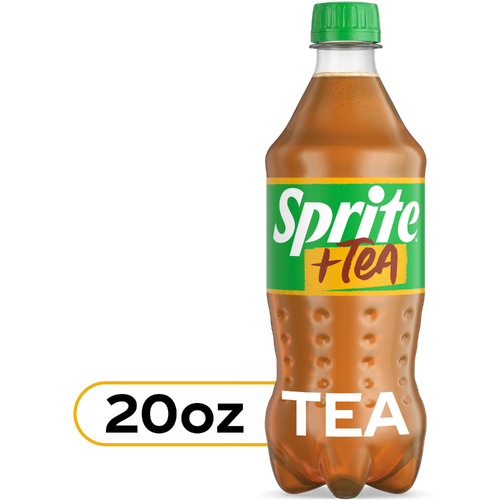Sprite & Tea Lemon Lime Soda Soft Drinks - 20 Fluid Ounce
