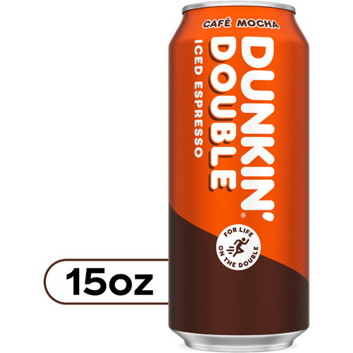 Dunkin' Double Café Mocha Iced Espresso Can - 15 Fluid Ounce Image 1 of 4