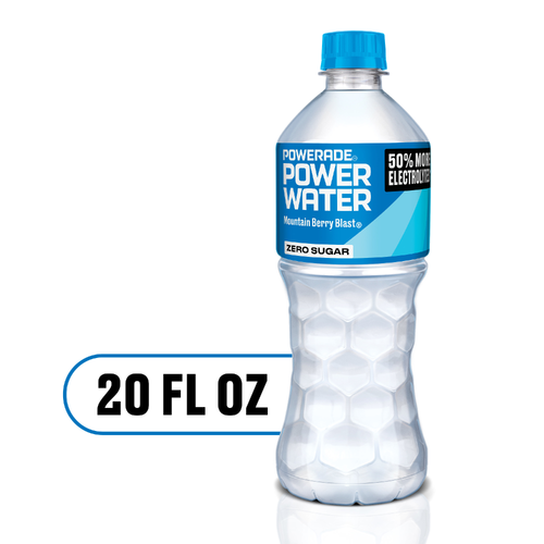 Powerade Zero Sugar Mountain Berry Enhanced Water Bottle - 20 Fluid Ounce
