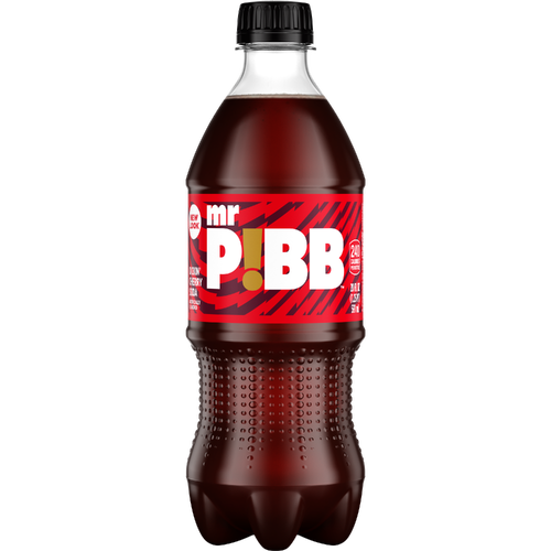 Mr. Pibb Cherry Cola Soda Bottle - 20 Fluid Ounce Image 1 of 2
