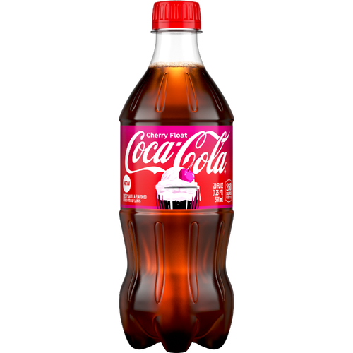 Coca-Cola Cherry Float Soda Bottle - 20 Fluid Ounce Image 1 of 2
