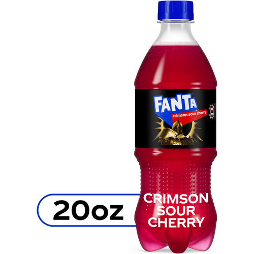 Fanta Crimson Sour Cherry Soda Bottle - 20 Fluid Ounce Image 1 of 4