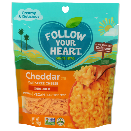 Follow Your Heart Dairy-Free Shredded Cheddar Style Cheese - 7 Ounce Image 1 of 4
