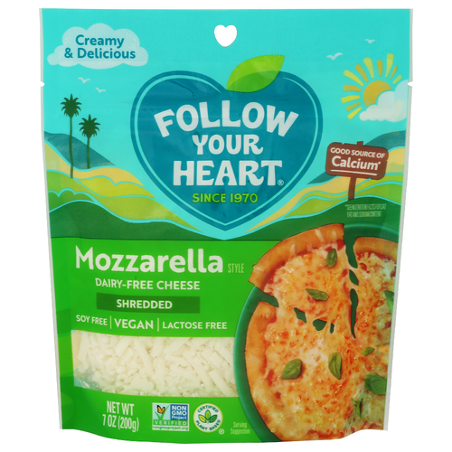 Follow Your Heart Dairy Free Finely Shredded Mozzarella Cheese - 7 Ounce Image 1 of 4