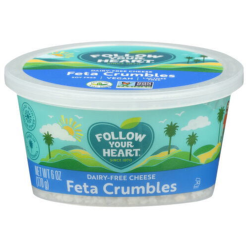 Follow Your Heart Dairy-Free Feta Cheese Crumbles - 6 Ounce