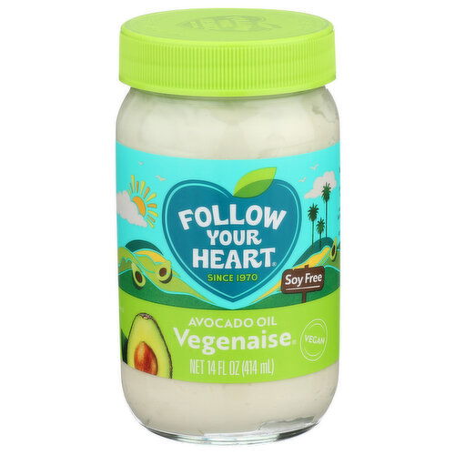 Follow Your Heart Creamy Avocado Oil Vegenaise - 14 Fluid Ounce
