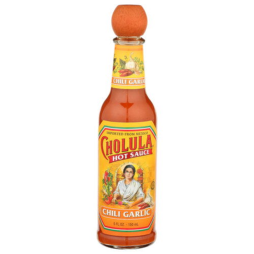 Cholula Chili Garlic Hot Condimenthot Sauce - 5 Fluid Ounce