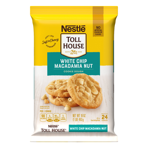 Nestle Toll House White Chip Macadamia Nut Cookie Dough - 16 Ounce Image 1 of 4