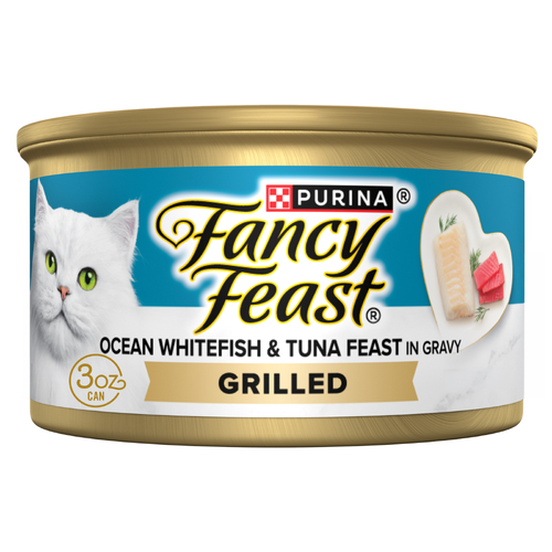 Purina Fancy Feast Grilled Ocean Whitefish And Tuna In Gravy Wet Cat Food - 3 Ounce Image 1 of 4
