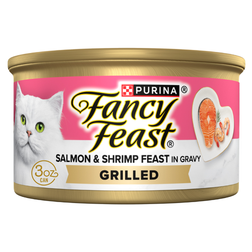 Purina Fancy Feast Grilled Salmon And Shrimp In Gravy Wet Cat Food - 3 Ounce