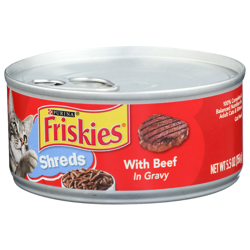 Purina Friskies Shreds Cat Food - 5.5 Ounce