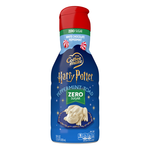 Coffee mate Harry Potter Peppermint Toad, White Chocolate Flavored Creamer - 28 Ounce