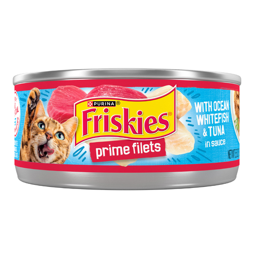 Purina Friskies Adult Cat Wet Food Fish - 5.5 Ounce