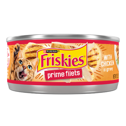 Purina Friskies Prime Filets With Chicken In Wet Cat Food Gravy - 5.5 Ounce Image 1 of 3