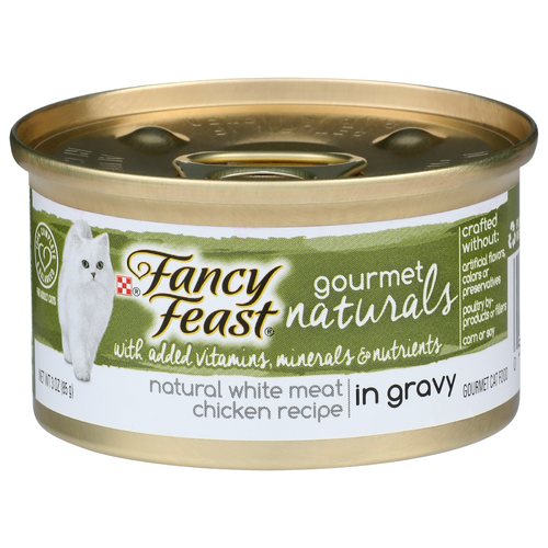 Fancy Feast Gourmet Naturals Cat Food - 3 Ounce