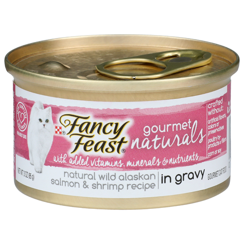 Fancy Feast Gourmet Naturals For Adult Cats Cat Food - 3 Ounce