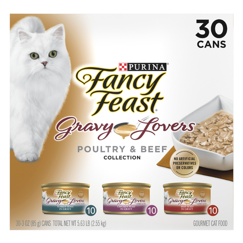 Purina Fancy Feast All Stages Cat Wet Food Turkey - 5.63 Pound