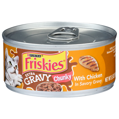 Purina Friskies Chicken Savory Gravy Extra Chunky - 5.5 Ounce